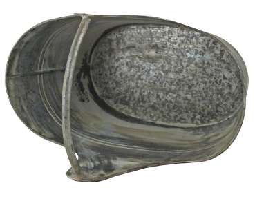 Preview: Vintage Metalleimer/ Pflanzeimer im rustikalen Landhausstil – vielseitig & dekorativ